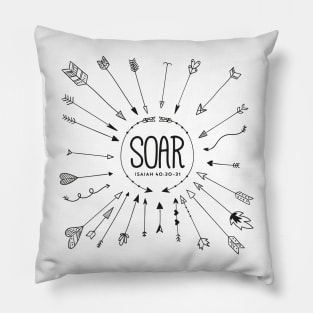 Soar on Wings like Eagles - Isaiah 40:30-31 Pillow