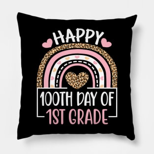100Th Day Of First Grade 100 Days Of School Teacher Pillow