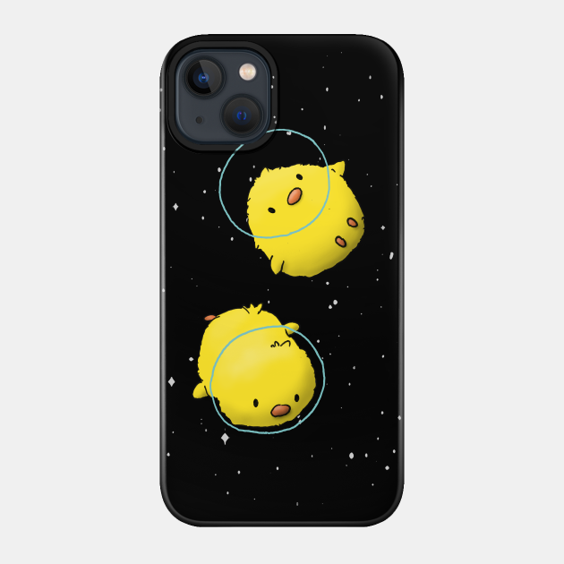 Space Ducks are floating through the universe - Space Ducks - Phone Case