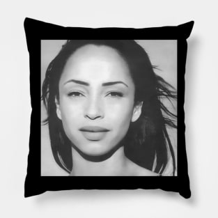 Sade Adu Vintage Singer Retro Tour Concert Pillow