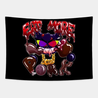 Eat More Pork Panther ED Tapestry