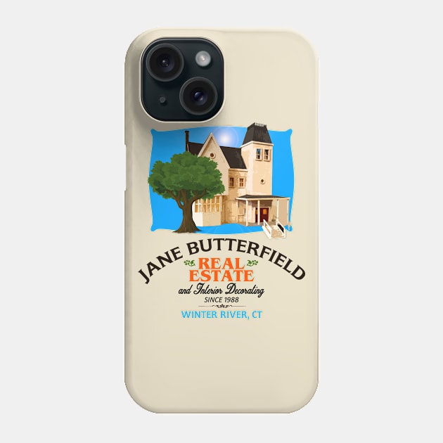 Jane Butterfield Real Estate from Beetlejuice Phone Case by MonkeyKing