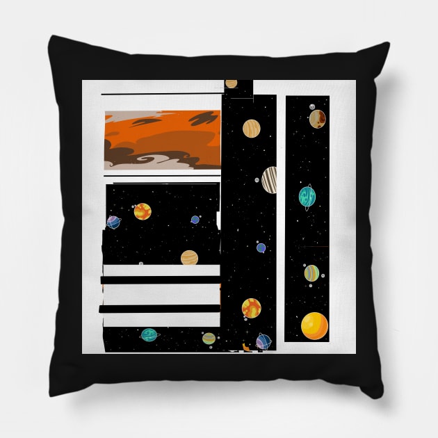 Mars Pillow by Gallifreyanz