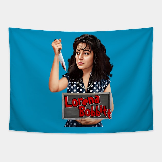 Lorena Bobbitt Tapestry by Zbornak Designs