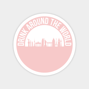 Drink Around the World II Millennial Pink Magnet