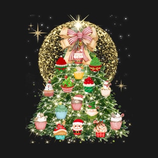 Christmas Cupcake Tree T-Shirt