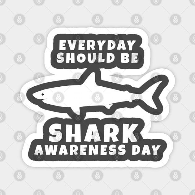 Shark Awareness Day Magnet by Blackvz