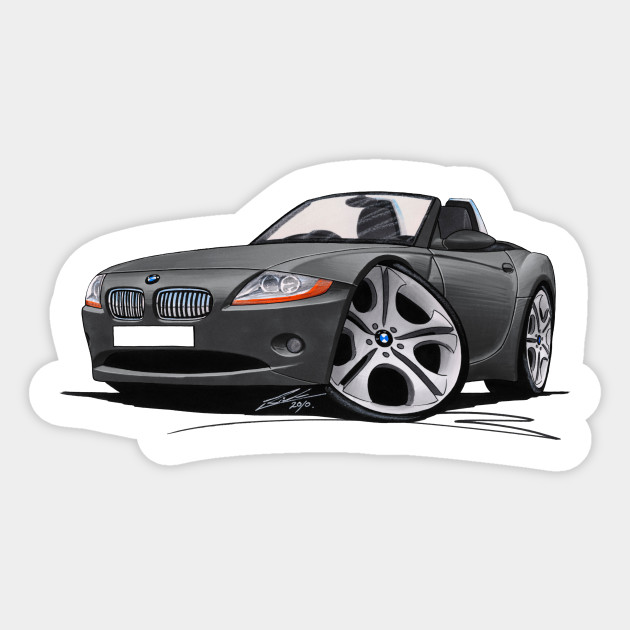 Bmw Z4 E85 Grey Bmw Z4 Autocollant Teepublic Fr