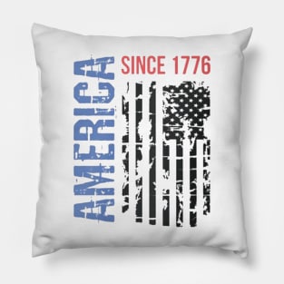 4th of July Pillow