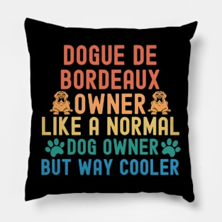 Dogue De Bordeaux Owner Pillow