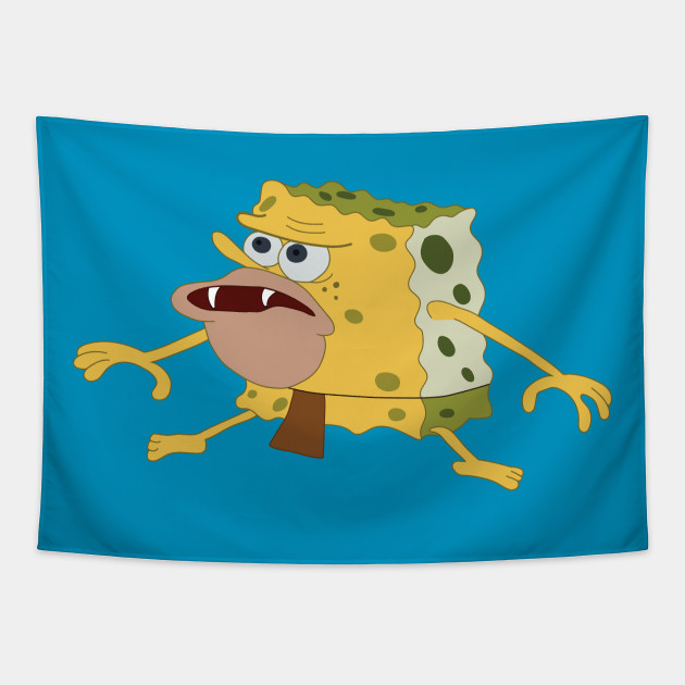 Caveman Spongebob Spongegar Tapestry Teepublic