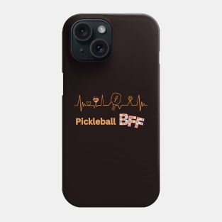 Best Friends Forever BFF pickleball Player Phone Case