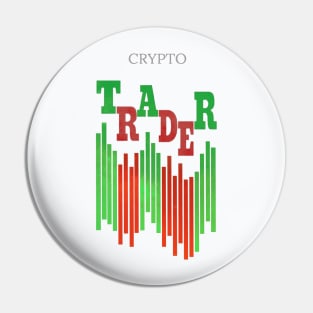 CRYPTO TRADER (CLEAN) / WHITE Pin