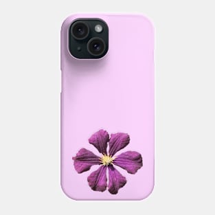 Purple Clematis Phone Case