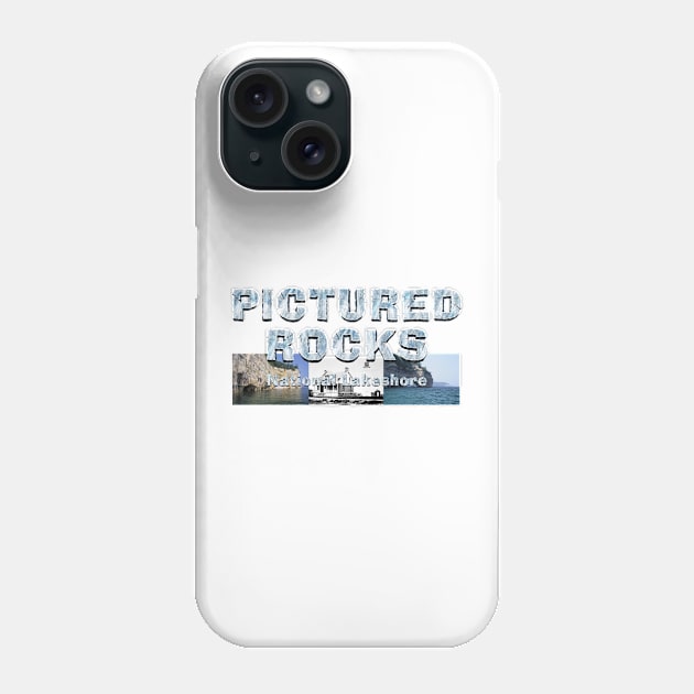 Pictured Rocks National Lakeshore Phone Case by teepossible