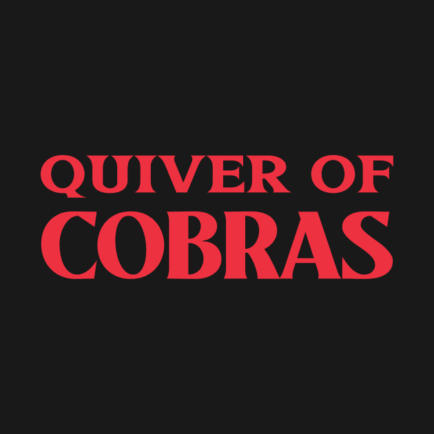 Quiver of Cobras Collective Animal Nouns by TV Dinners