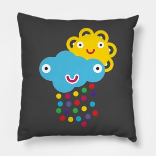 Dribbble design contest teamwork  makes the dream work Pillow