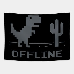 Offline T-Rex Runner Tapestry