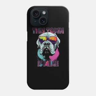 Gangsta Neapolitan Mastiff - This town is mine Phone Case