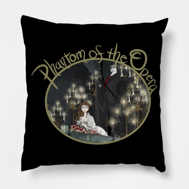 Phantom-The Boat Pillow by Drea D. Illustrations