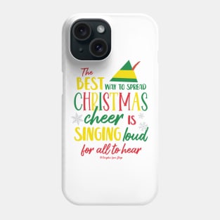 Christmas Cheer, Elf Movie © GraphicLoveShop Phone Case