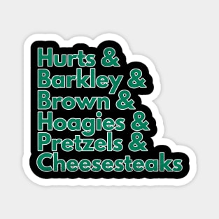 Philadelphia Eagles - Philly Football, Cheesesteak & Hoagie Lover, Game Day Tailgate, Eagles Magnet