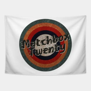 Retro Color Typography Faded Style Matchbox Twenty Tapestry