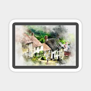 UK - Watercolor Magnet