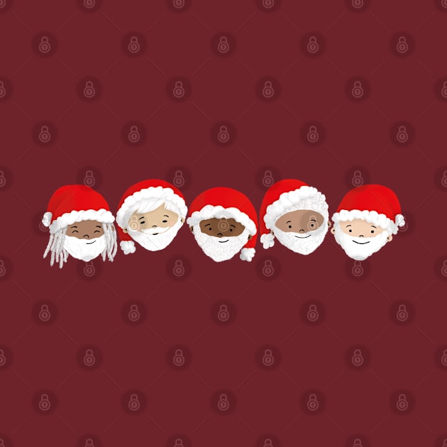 Happy Santas by TinatiDesign