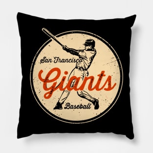 Vintage Giants Pillow