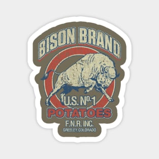 Bison Brand Potatoes 1941 Magnet