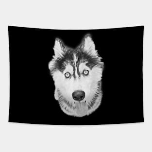 Cute Dog Sketch Art Design Tapestry