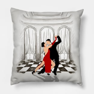 Elegant Ballroom Dancing Pillow