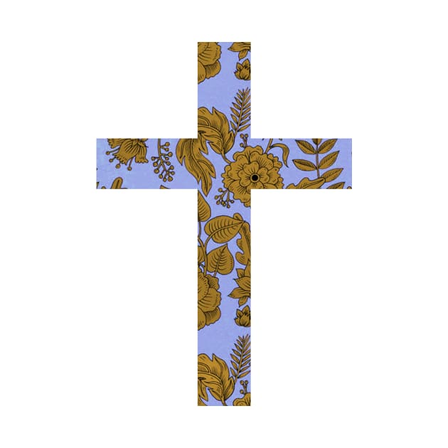 Floral Easter Cross Design by StylishTayla