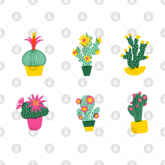 Cactuses by Catprint