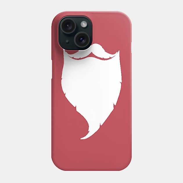 Santa Claus, Santa Beard, Funny Christmas Costume, Christmas Decoration Phone Case by ShirtCraftsandMore