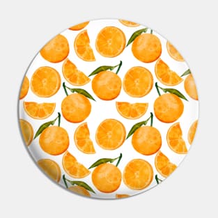 orange pattern Pin