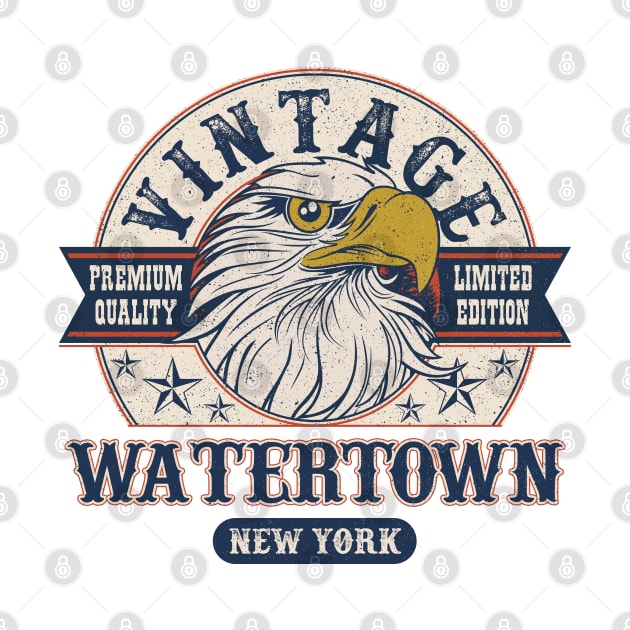 Watertown New York Retro Vintage Limited Edition by aavejudo