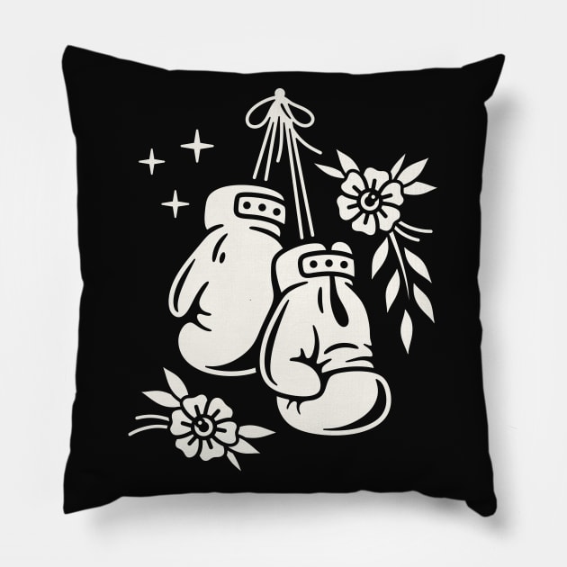 Boxing Gloves Pillow by Inkshit13