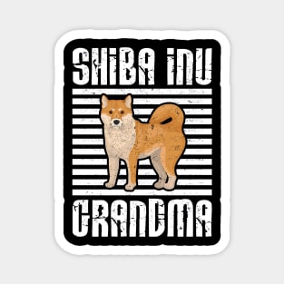 Shiba Inu Grandma Proud Dogs Magnet