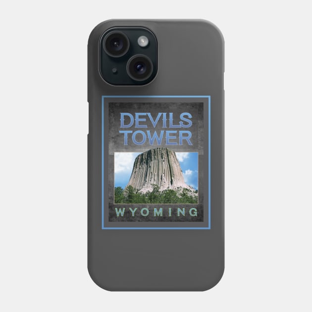 Devils Tower Phone Case by Dale Preston Design