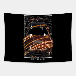 Bimmer M1 Art Car Tapestry