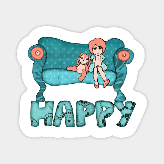 Happy Magnet by micklyn