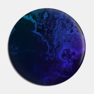 Blue Marble Galaxy Stone Pin