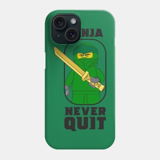 Ninjago Ninja Never Quit Lloyd Green Fan-Art Phone Case