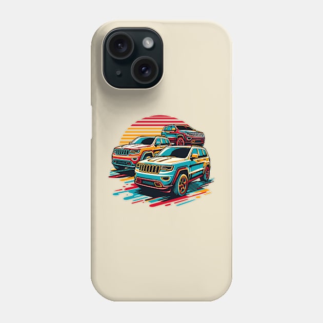 Jeep Cherokee Phone Case by Vehicles-Art