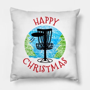 Christmas Disc Golf Xmas 2022 Pillow