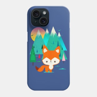 Walking Cute baby Fox Phone Case