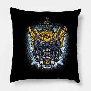 Barong Cyberpunk Hanya Mask artwork Pillow