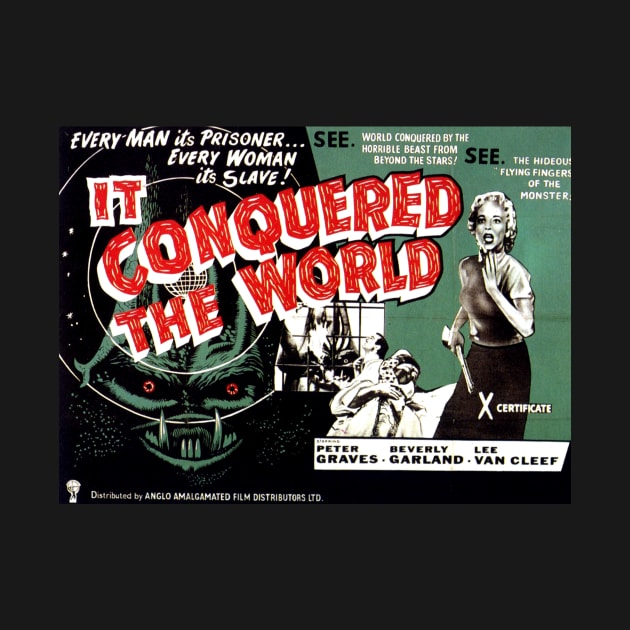 Classic Sci-Fi Movie Lobby Card - It Conquered the World by Starbase79